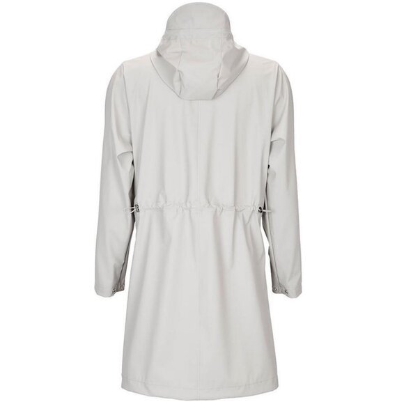 New Rains Waterproof W Coat Rain Jacket Hooded Long Light Hiking Casual Zip Up - Picture 7 of 15